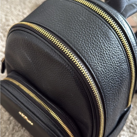 Coach Black Leather Backpack - Picture 4 of 6